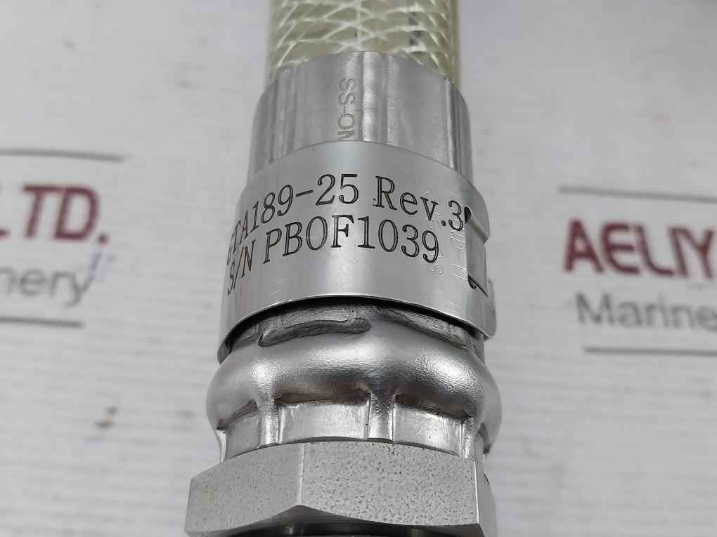 Globaltech Subsea Gta189-25 Cable Assembly 6P-6P, 25Ft 316 Ss, 8-meter Rev: 3