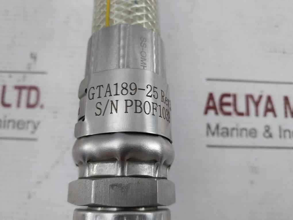 Globaltech Subsea Gta189-25 Cable Assembly 6P-6P, 25Ft 316 Ss, 8-meter Rev: 3