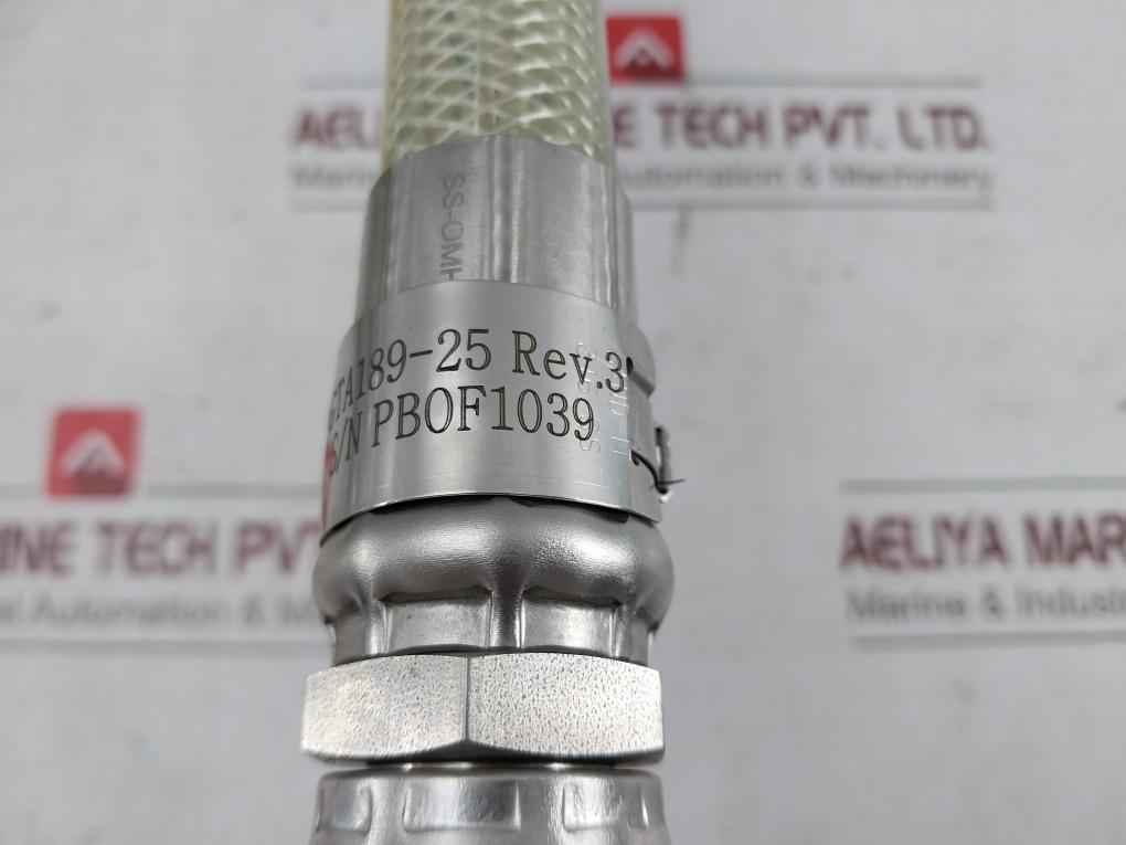 Globaltech Subsea Gta189-25 Cable Assembly 6P-6P, 25Ft 316 Ss, 8-meter Rev: 3