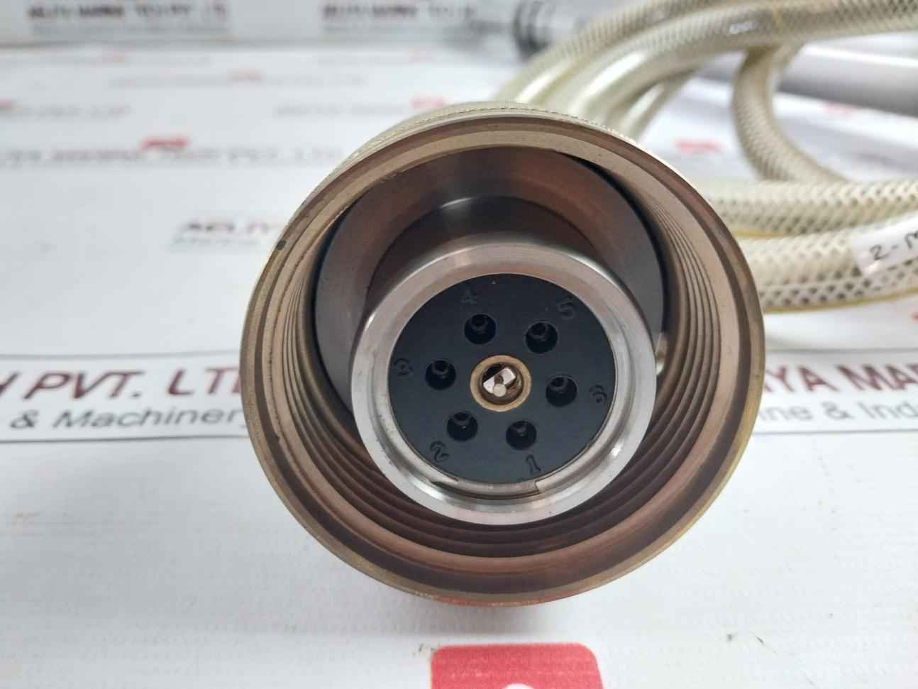 Globaltech Subsea Gta238-7 Mux Electrical Cable Assembly 4P-6P Recept Conn 7 Ft