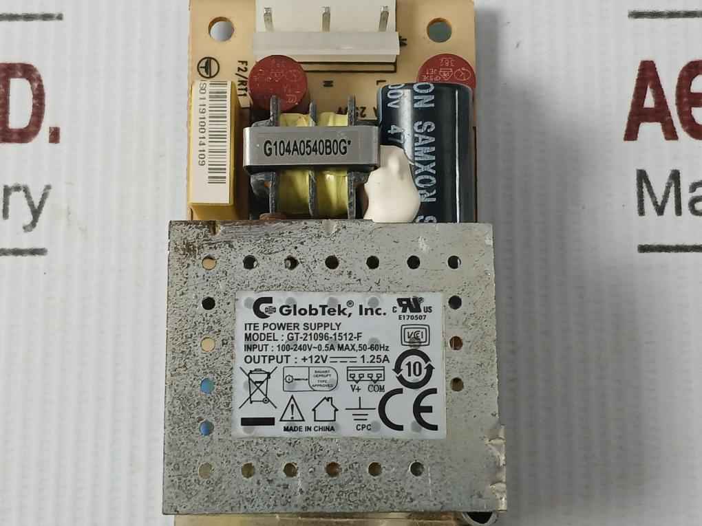 Globtek Gt-21096-1512-f Ite Power Supply