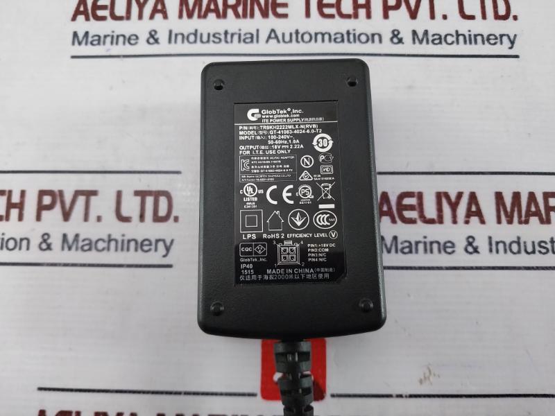 Globtek Gt-41083-4024-6.0-t2 Ite Power Supply Tr9kh2222mlx-n(Rvb)
