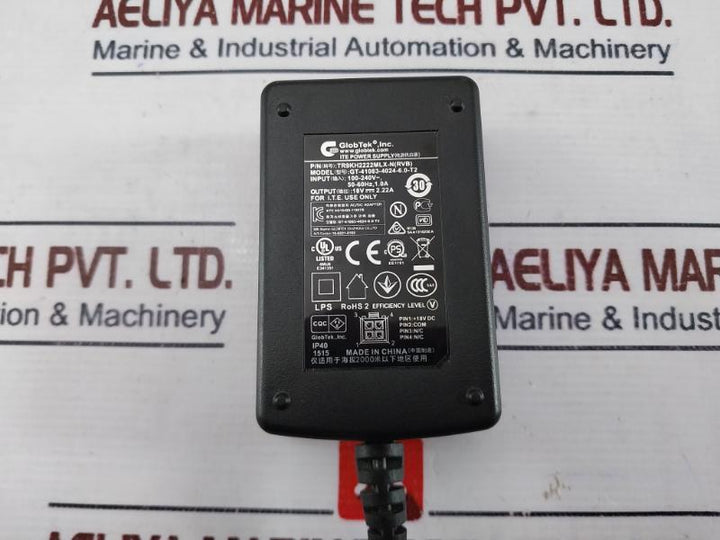 Globtek Gt-41083-4024-6.0-t2 Ite Power Supply Tr9kh2222mlx-n(Rvb)