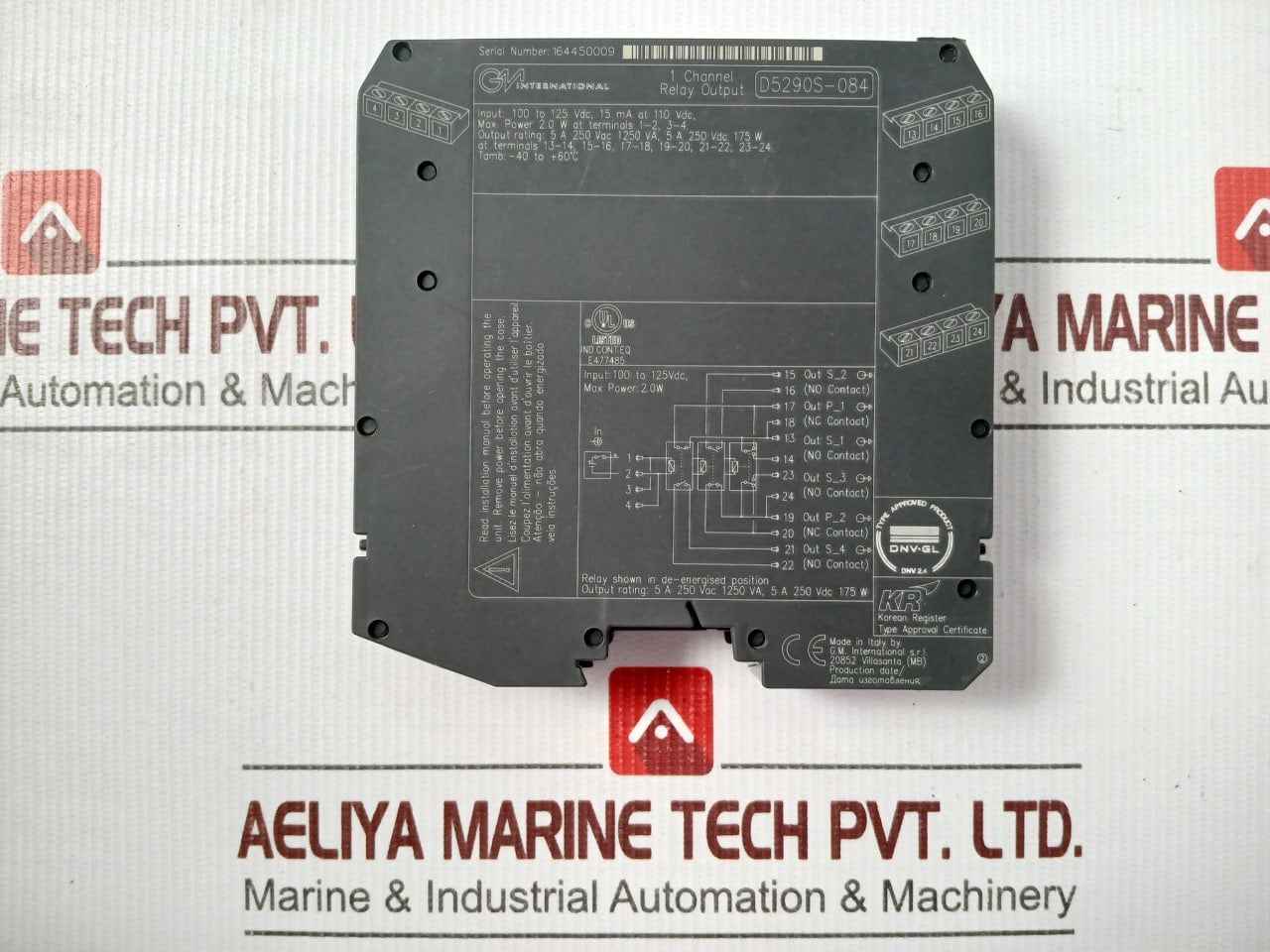 Gm International D5290S-084 Channel Relay Output E477482