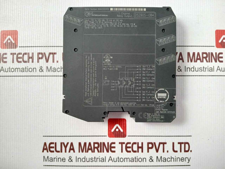 Gm International D5290S-084 Channel Relay Output E477482
