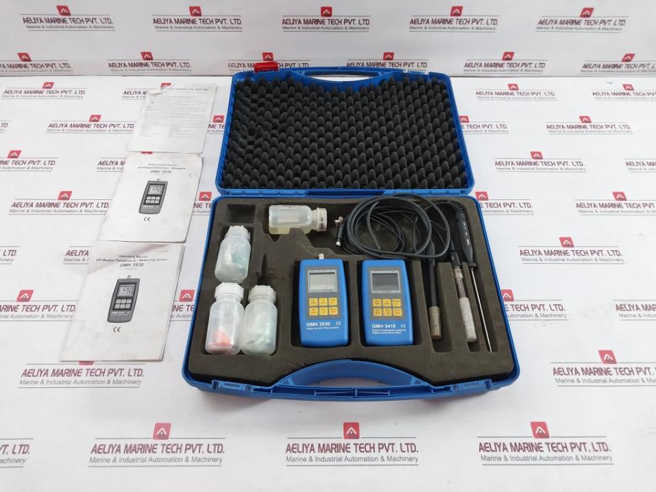 Gmh 3530 Digital Ph / Mv / Temperature Meter Kit Pt100 Ver V2.6