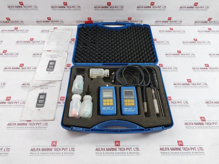 Gmh 3530 Digital Ph / Mv / Temperature Meter Kit Pt100 Ver V2.6