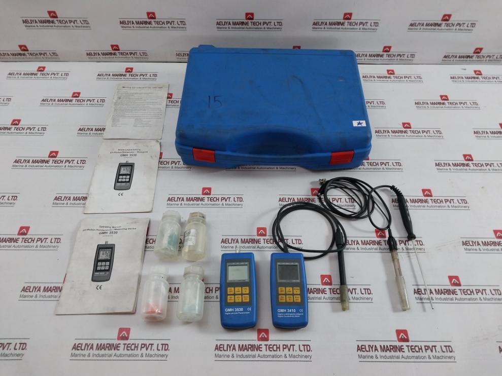 Gmh 3530 Digital Ph / Mv / Temperature Meter Kit Pt100 Ver V2.6