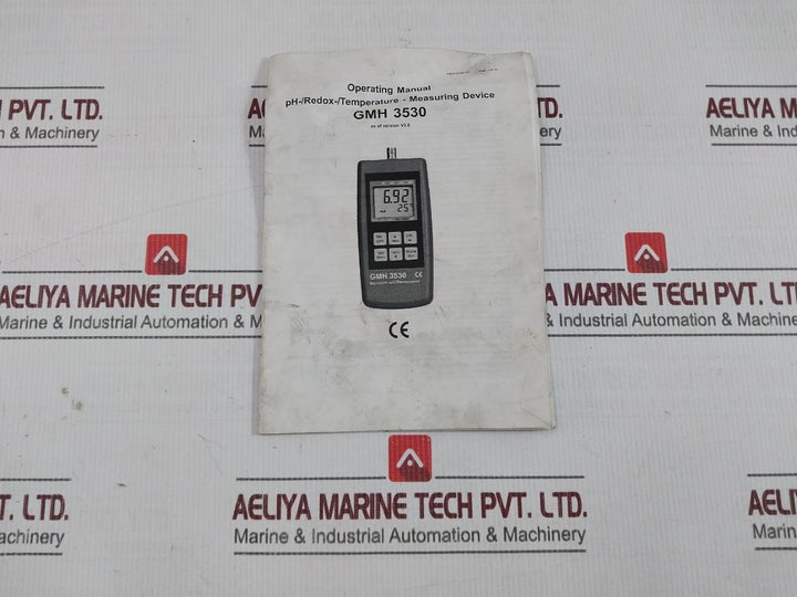 Gmh 3530 Digital Ph / Mv / Temperature Meter Kit Pt100 Ver V2.6