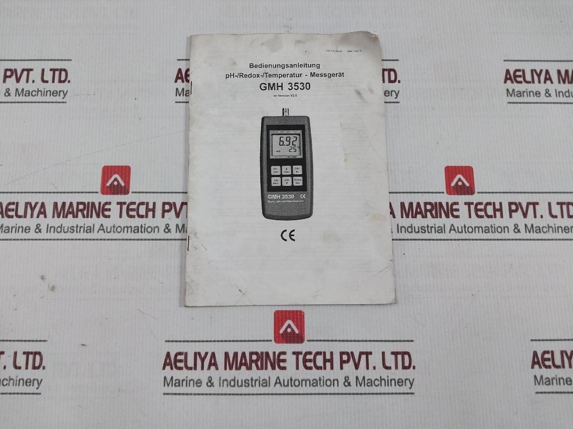 Gmh 3530 Digital Ph / Mv / Temperature Meter Kit Pt100 Ver V2.6