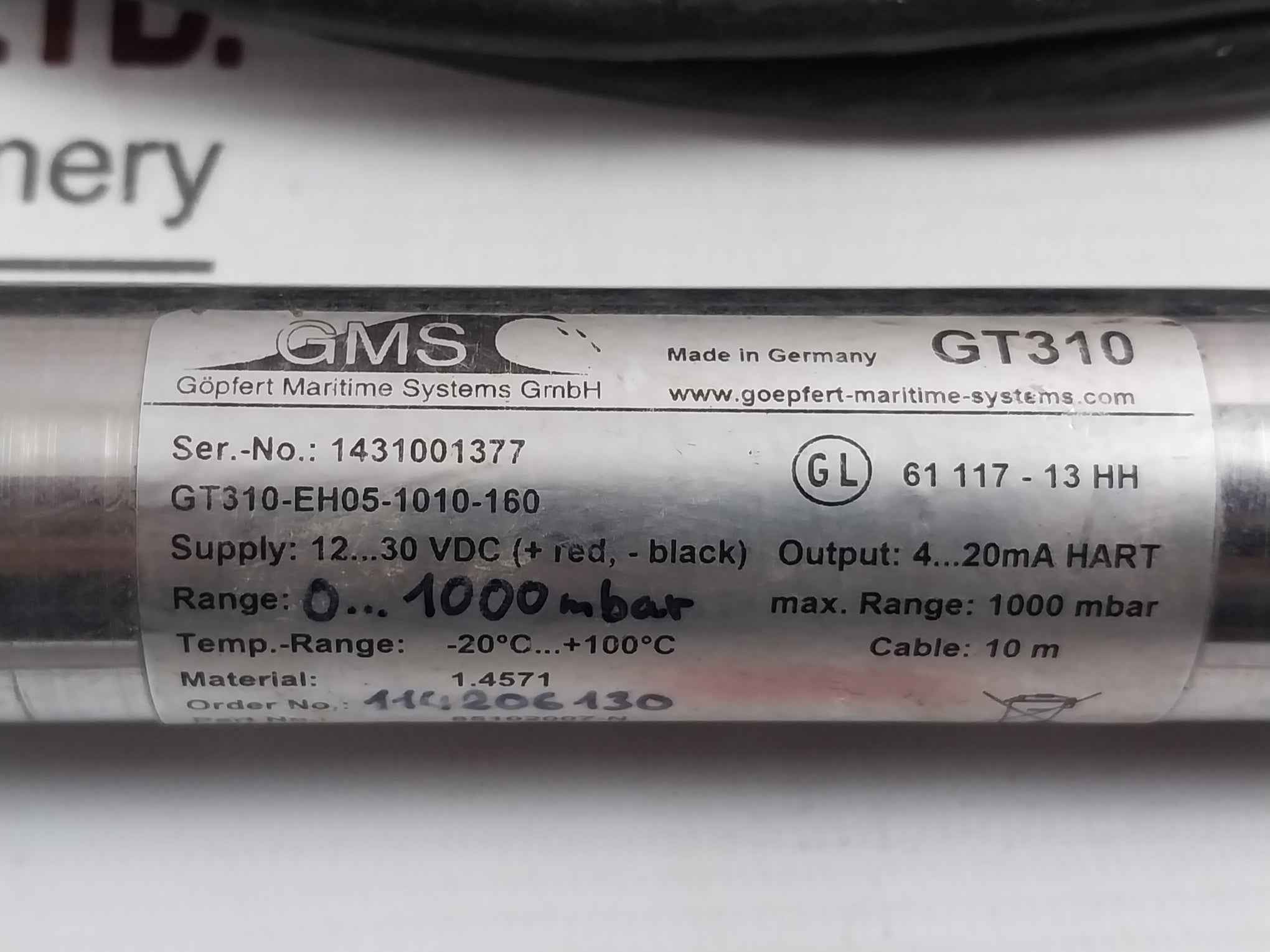 Gms Gt310-eh05-1010-160
