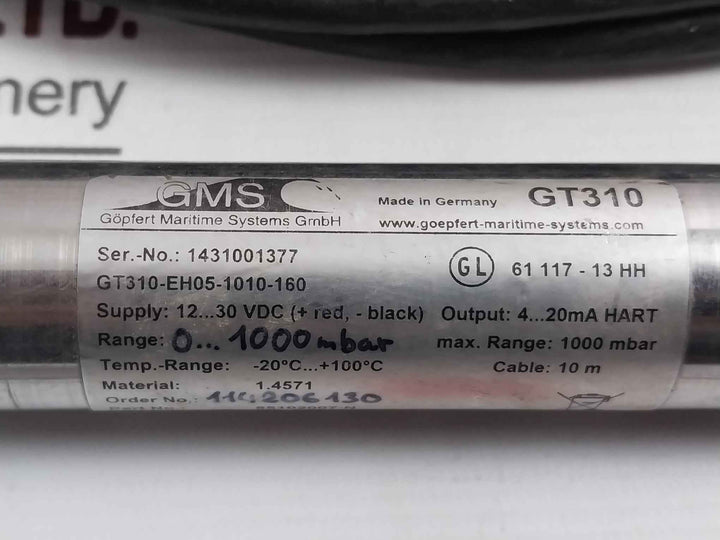 Gms Gt310-eh05-1010-160