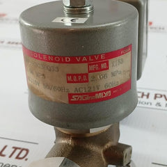 Gmv-h303Gq33 Oil Burner Solenoid Valve Saginomiya Ac110V 50/60Hz