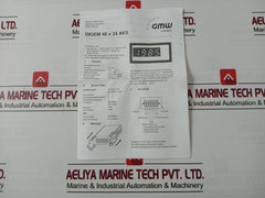 Gmw Digem 48 X 24 Ak5 Digital Panel Meter A1125 Ip 40 24V 4-20Ma 0-100,0 90Amp