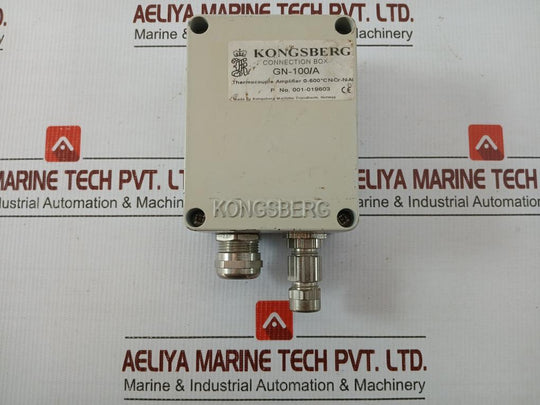 Gn-100/A Thermocouple Amplifier Connection Box 001-019603 Kongsberg