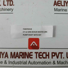 Gna Boiler Water Circ Pump Shaft Cy-12 Fabifri418