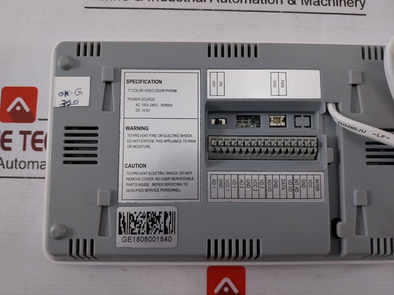 Godrej Ge1808001840 Video Door Phone Display Module 2.5A 250V Dj-011