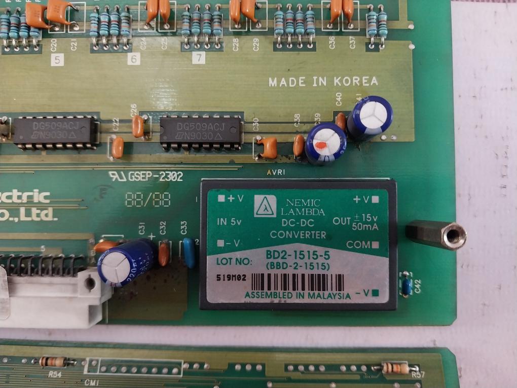 Goldstar Electric M68Adn Pcb For Dc-dc Converter 5V 519M02 ±15V 50Ma