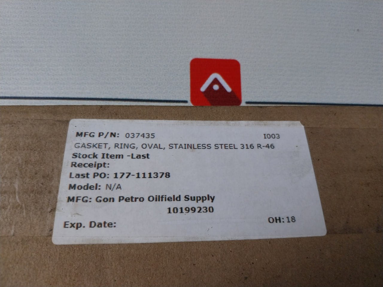 Gon Petro Api 6A-1189 Stainless Steel 316 R-46 Oval Gasket Ring 037435