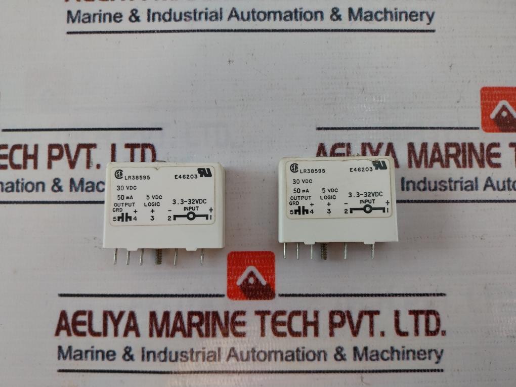 Lot of 2X GORDOS 1DC5F Solid State Relay Output-50 MA/30 VDC