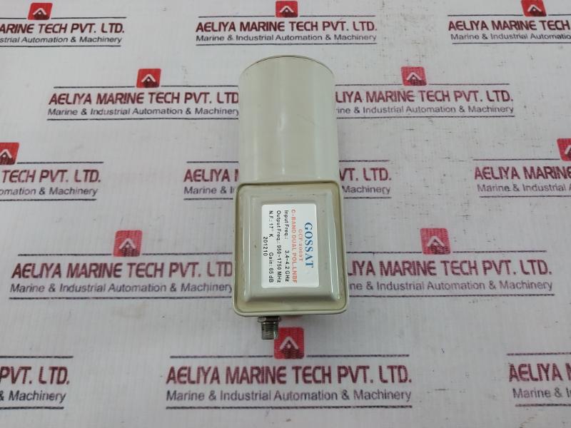 Gossat C-band Dual Polarization Lnbf Gcf-2009T, 3.4-4.2 Ghz, 65Db Gain