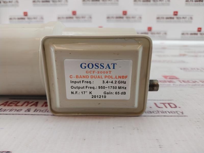 Gossat C-band Dual Polarization Lnbf Gcf-2009T, 3.4-4.2 Ghz, 65Db Gain