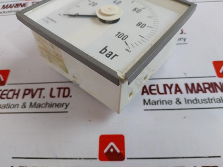 Gossen 0-100 Bar Analogue Panel Ammeter 600v Cat Iii