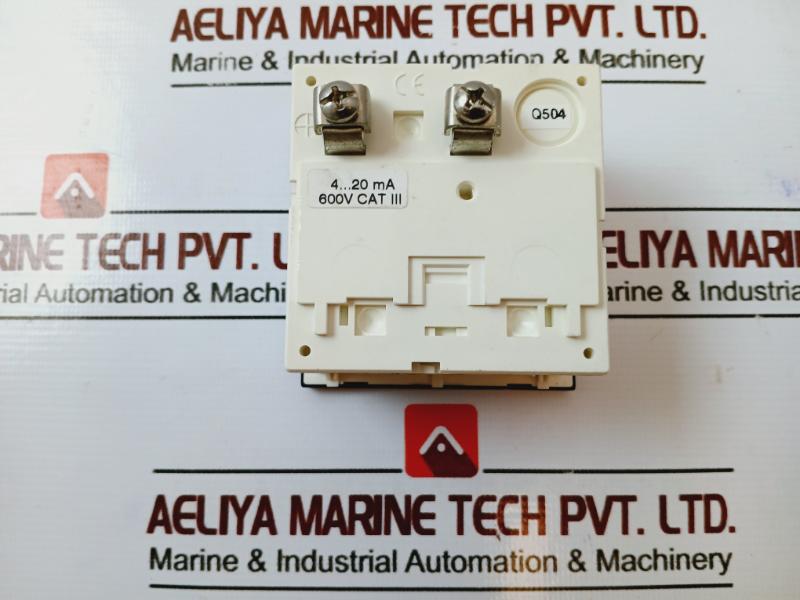 Gossen 0-100 Bar Pressure Ammeter 4Ma To 20Ma Q504 600V Cat Iii