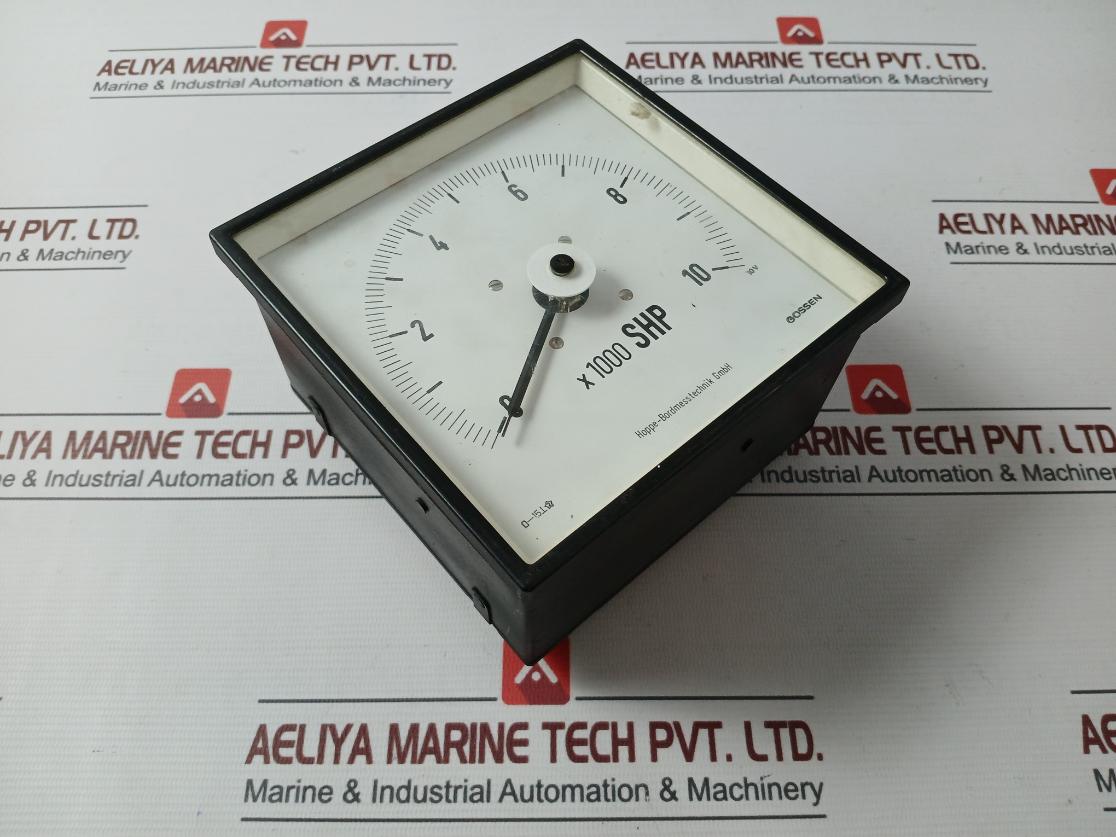 Gossen 0-10X1000 Shp Shaft Horse Power Analog Panel Meter 10V