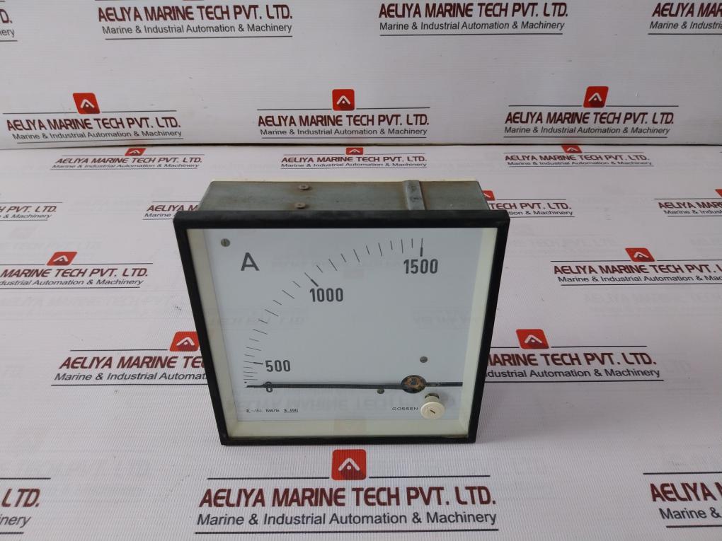 Gossen 0-1500A Ammeter 1500/1A 16-65 Hz