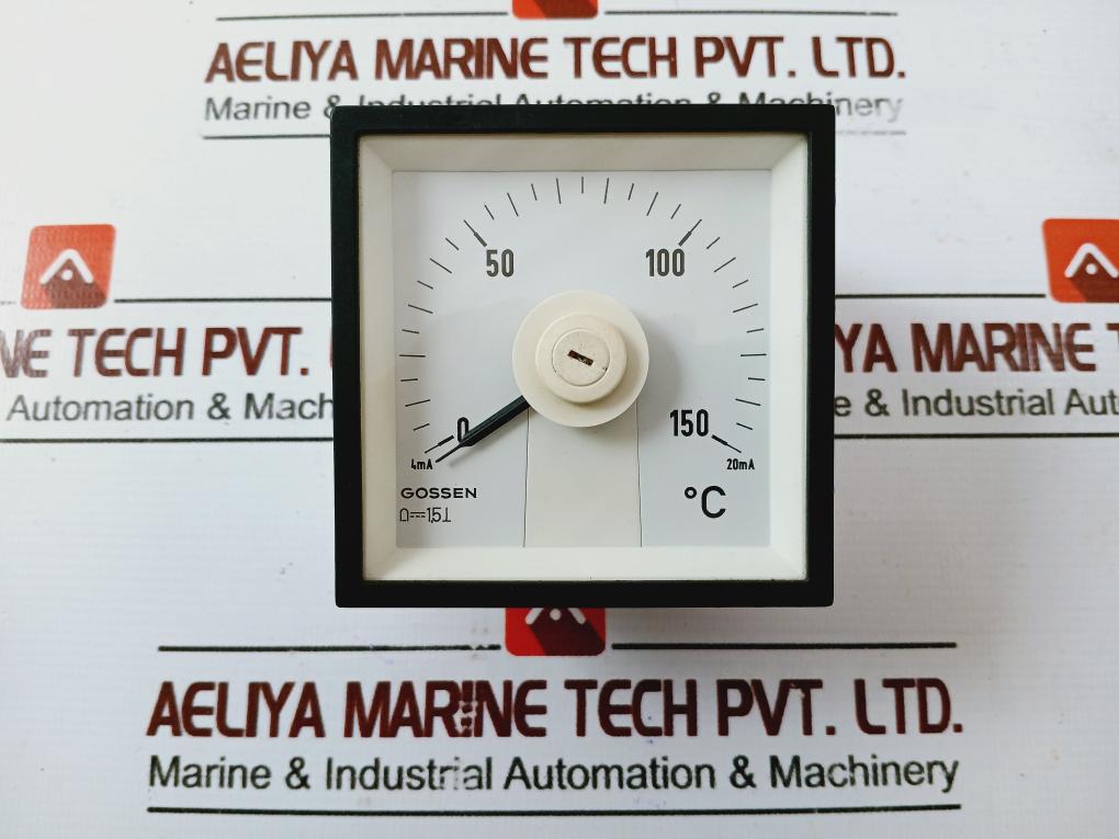Gossen 0-150°c Analog Panel Meters 4-20ma Output 1602p 600v,bc016p0099gc001gl315