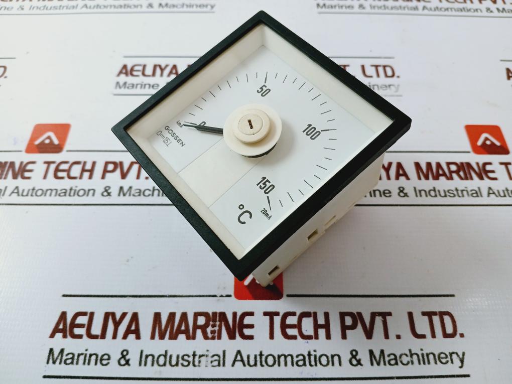 Gossen 0-150°c Analog Panel Meters 4-20ma Output 1602p 600v,bc016p0099gc001gl315