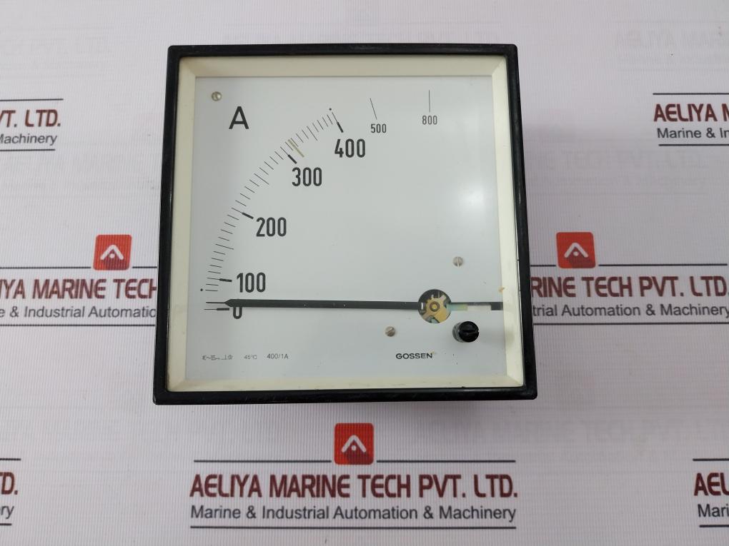 Gossen 0-400/800A Analog Ammeter 400/1A