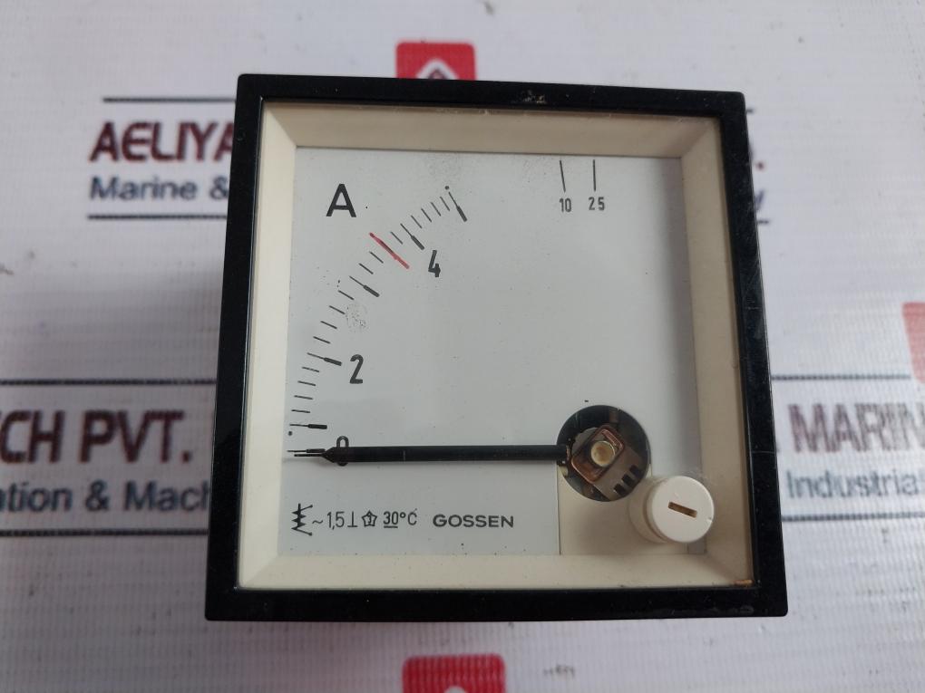 Gossen 0-5/25 A Ampere Meter