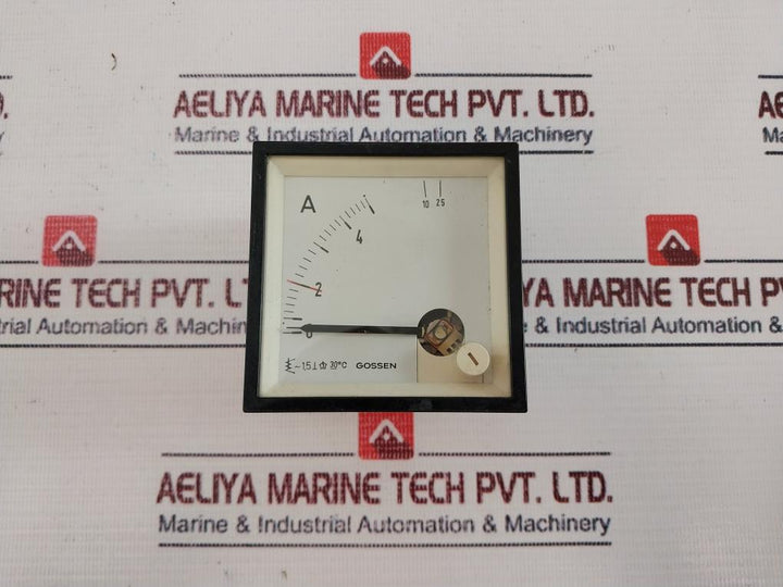 Gossen 0-5/25 A Ammeter 0-5/25 A