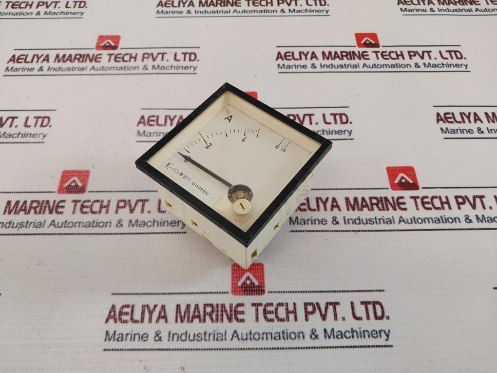 Gossen 0-5/25 A Ammeter 1601E4080N12N08