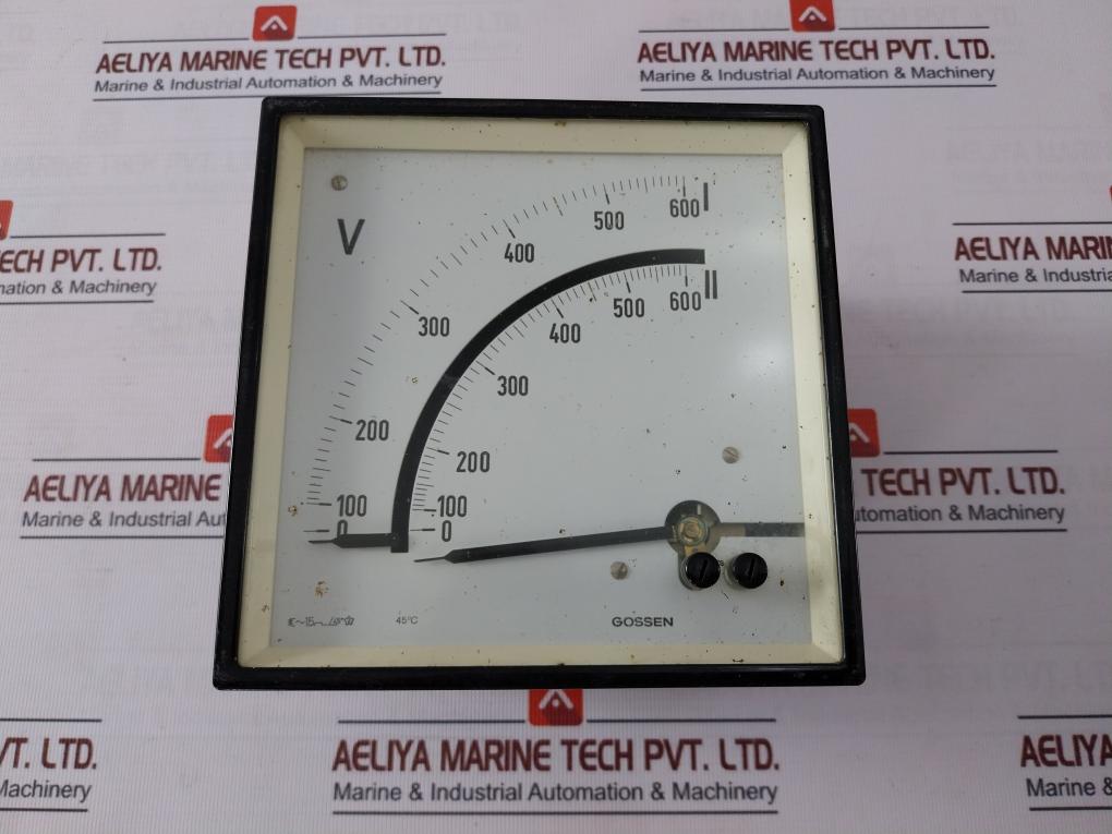 Gossen 0-600V Analog Voltmeter 1091E6420F2106, G01B08024