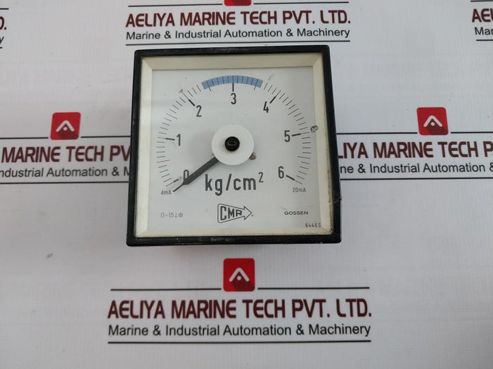 Gossen 0-6 Kg/Cm2 Pressure Indicator 6446S 4-20Ma