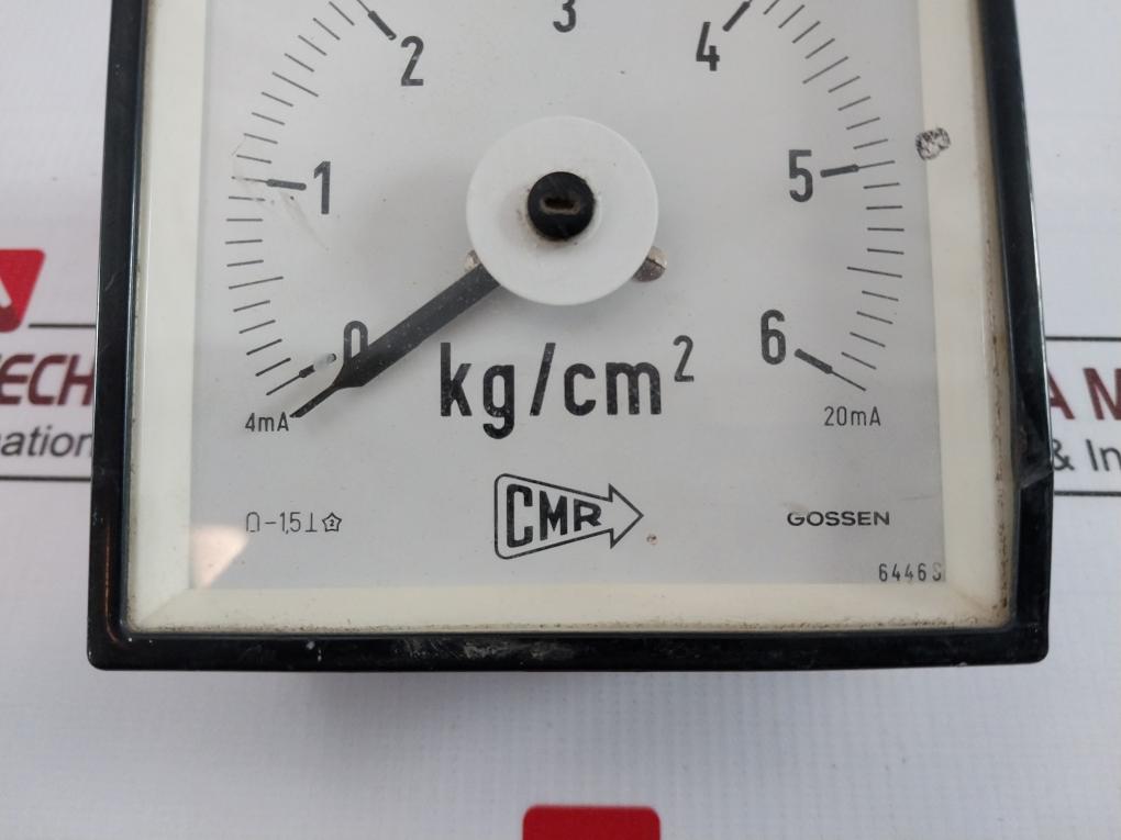 Gossen 0-6 Kg/Cm2 Pressure Indicator 6446S 4-20Ma