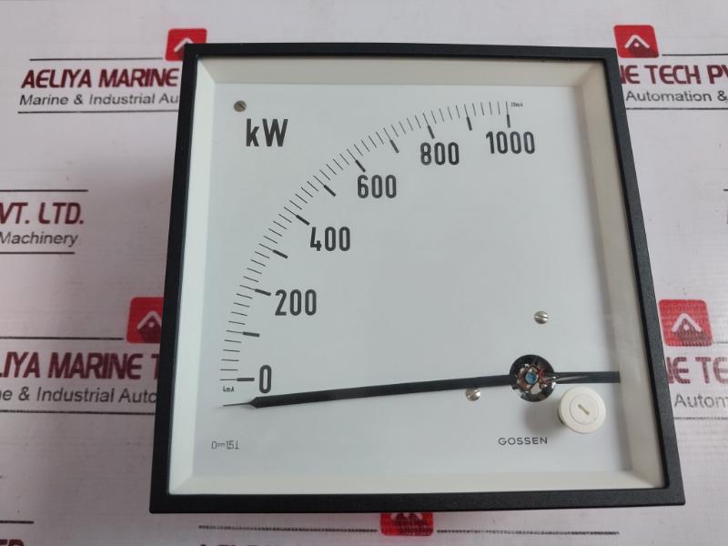 Gossen 0 To 1000 Kw Multifunctional Power Meter 600V Cat Iii 4 Ma 20 Ma