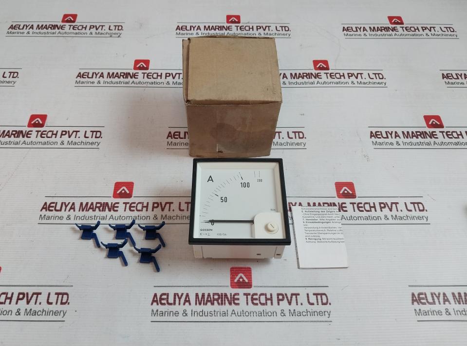 Gossen 100/5A Ammeter Gdg020212 0-100/200A