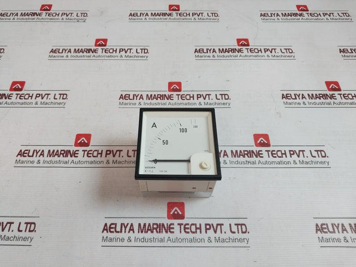 Gossen 100/5A Ammeter Gdg020212 0-100/200A