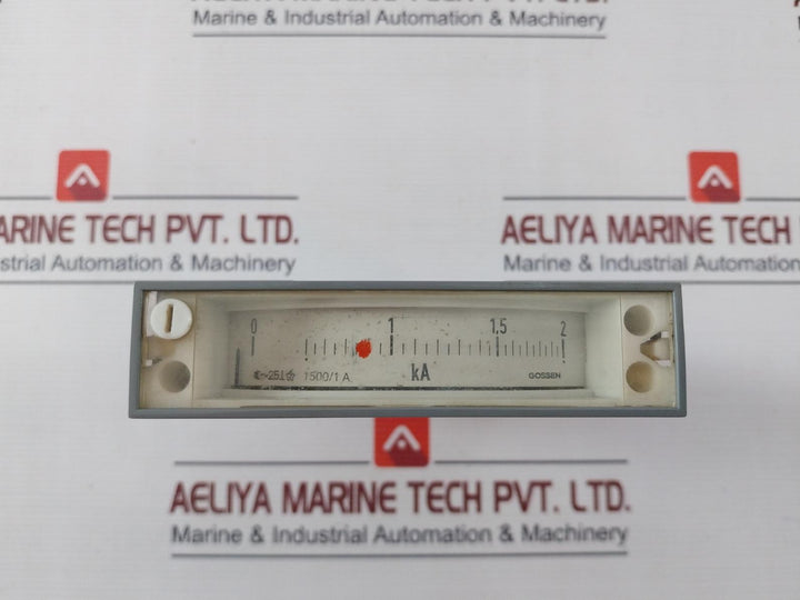 Gossen 1500/1A Kilo Ampere Meter 0-2 Ka