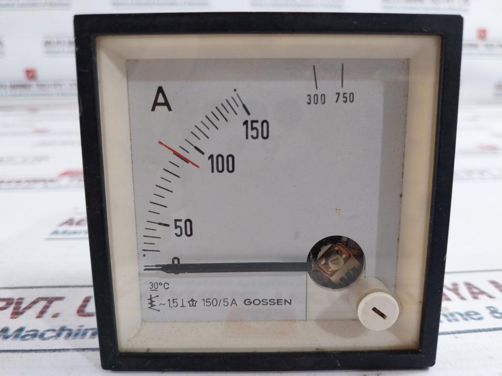 Gossen 150/5A Ammeter 0-150/750A