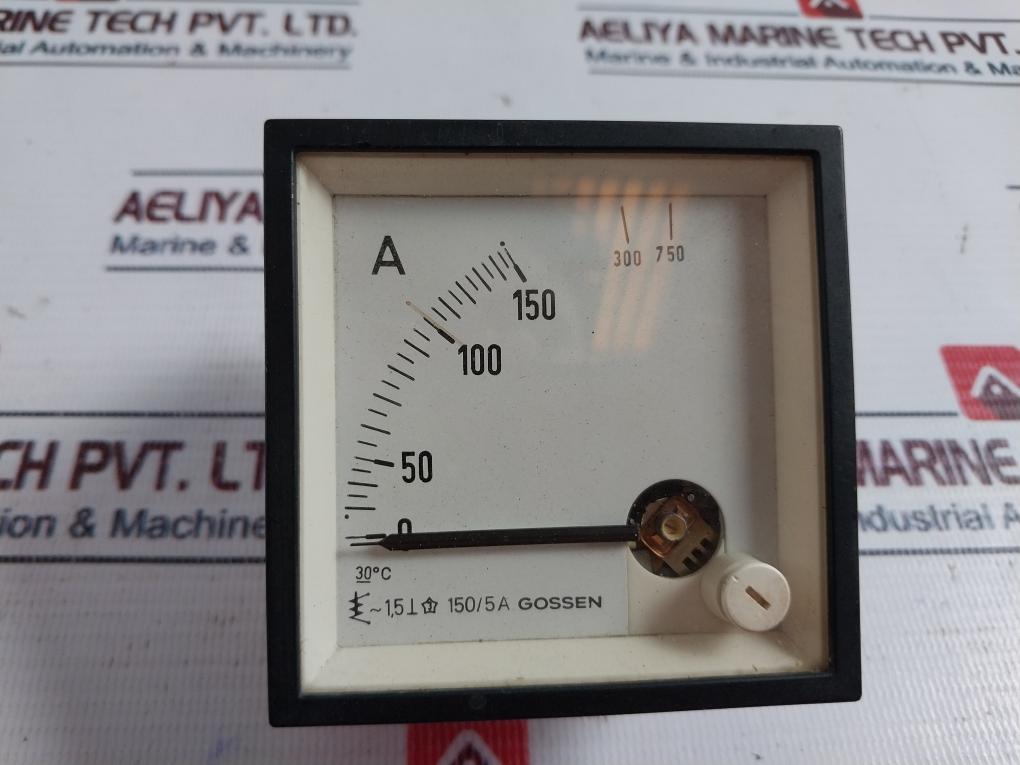 Gossen 150/5A Ampere Meter 0-150/750 A