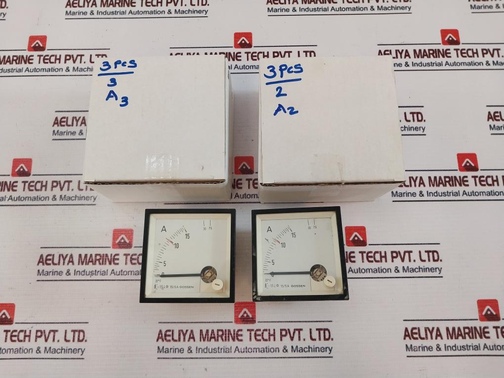 GOSSEN 15/5A Analog Panel Ammeter