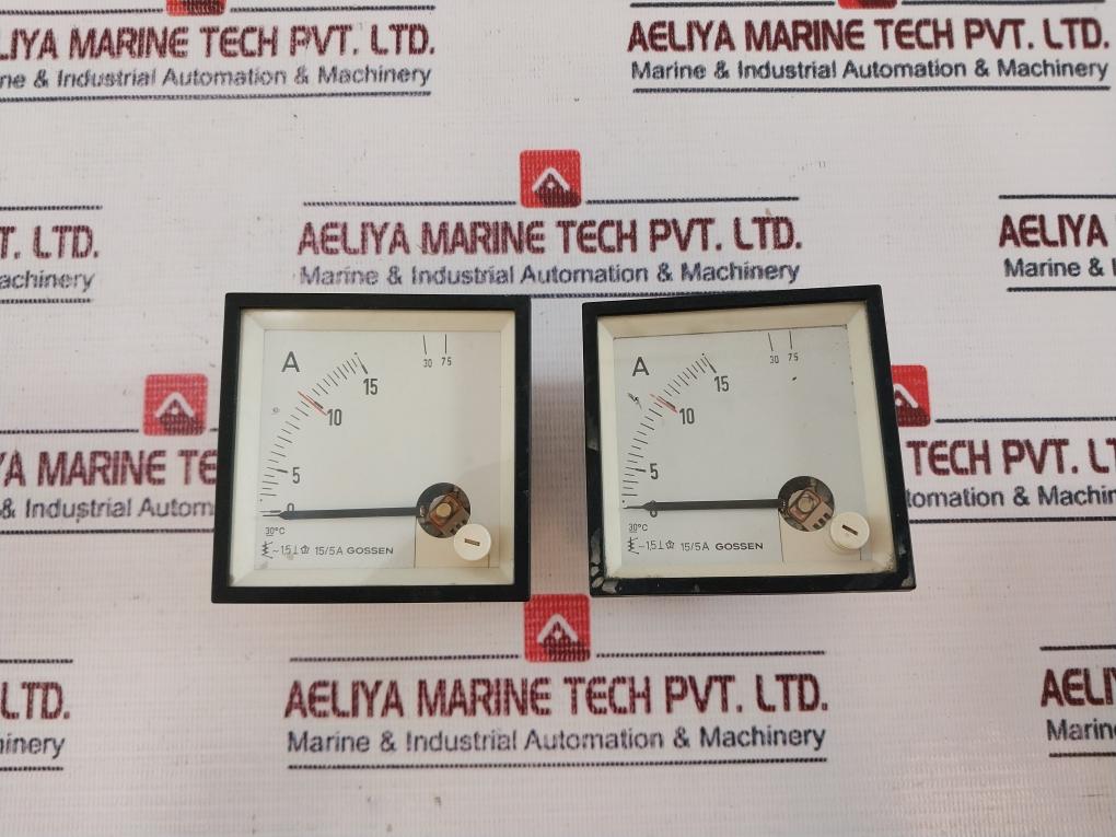 GOSSEN 15/5A Analog Panel Ammeter