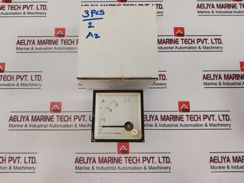 GOSSEN 15/5A Analog Panel Ammeter