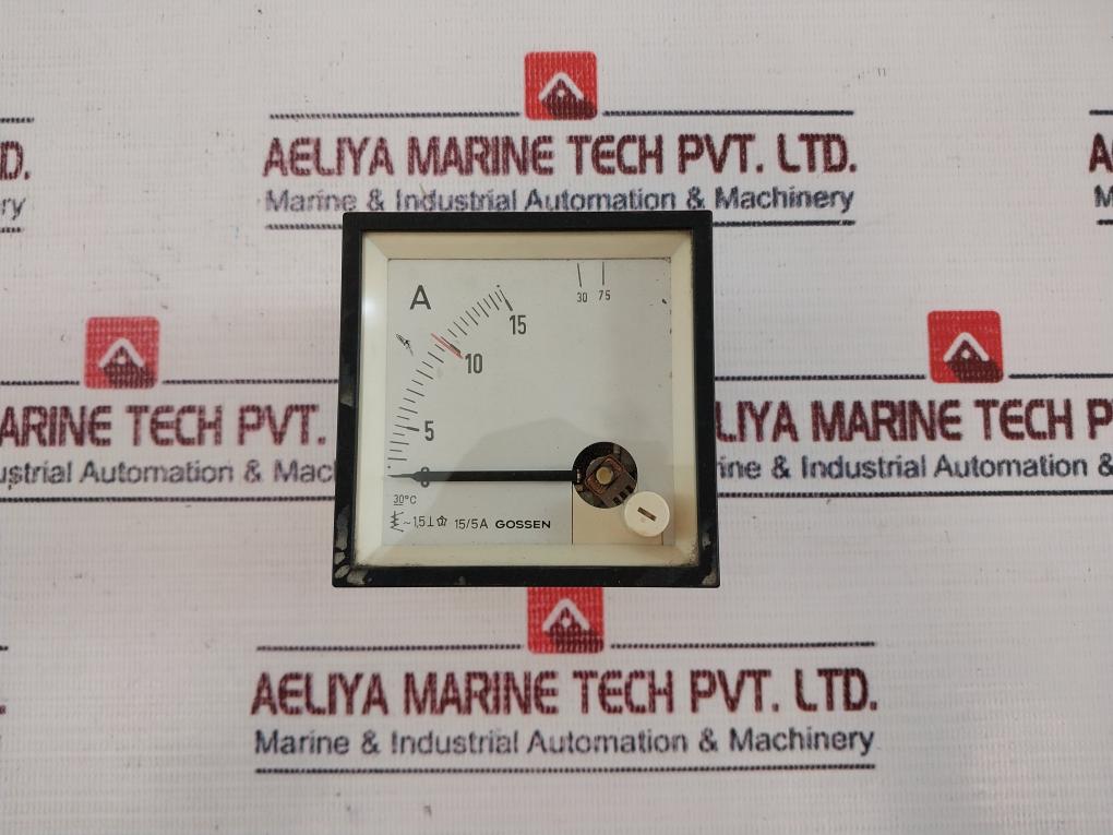 Gossen 15/5A Analog Panel Ammeter