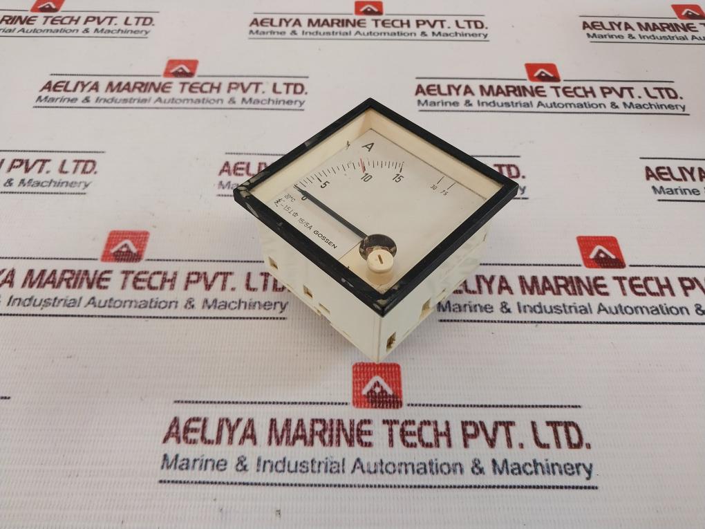 GOSSEN 15/5A Analog Panel Ammeter